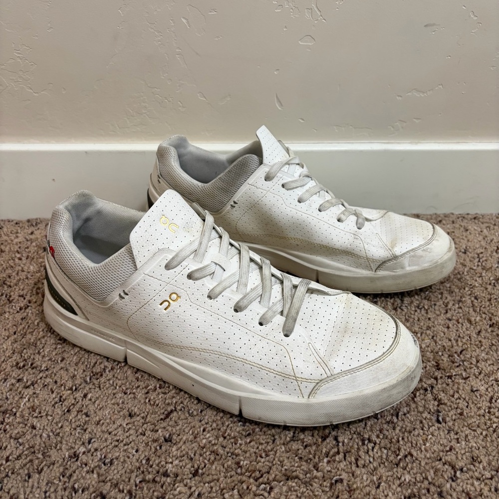 On Running The Roger Centre Court Men's White Sneakers Size 12